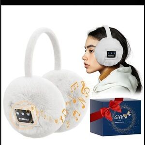 White Bluetooth Earmuffs